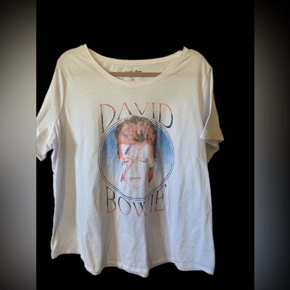 David Bowie EVRI Graphic Concert Tee Size 2X
